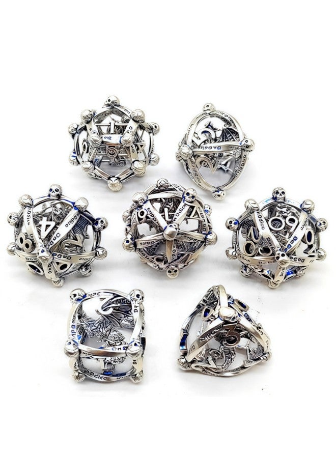 Metal Dice Cutout Dice suit DND Polyhedron Dungeons & Dragons Board Game TRPG Dice